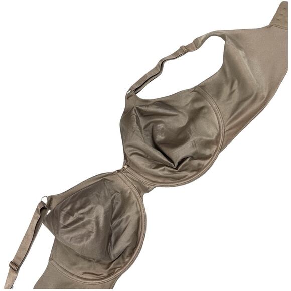 Vanity Fair Bra Beauty Back Full Figure Two Ply Underwire Cafe Nude Women's 42DD - Picture 4 of 10
